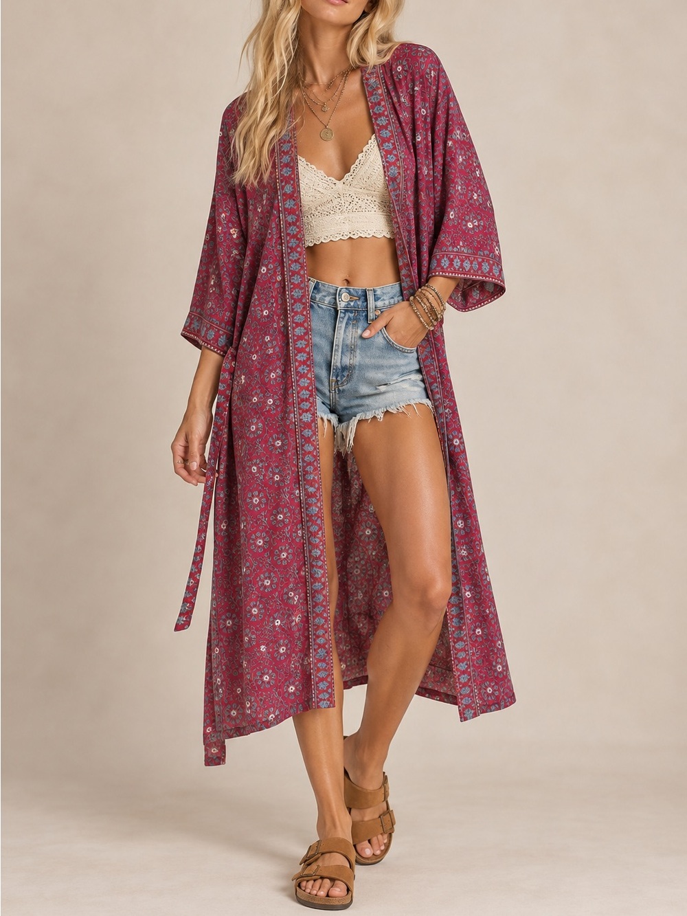 World Market Kimono/Robe